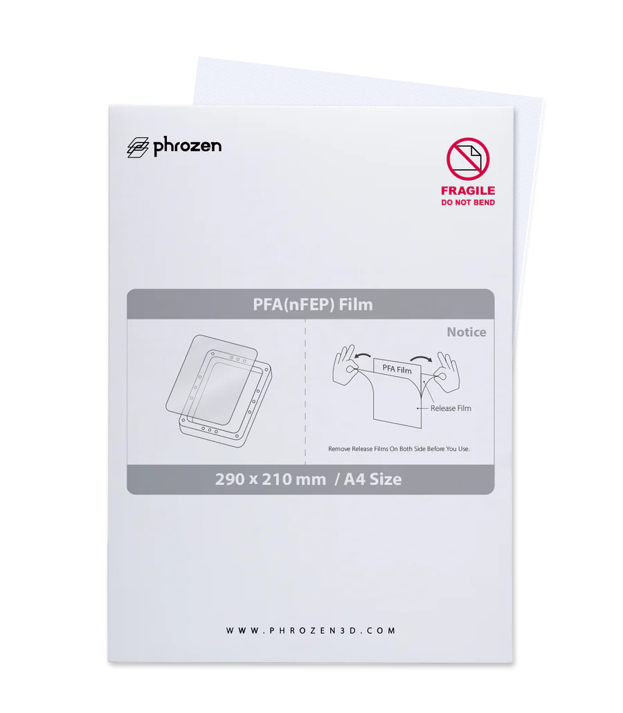Phrozen PFA (nFEP) 離型膜(A4 / 210x290mm)
