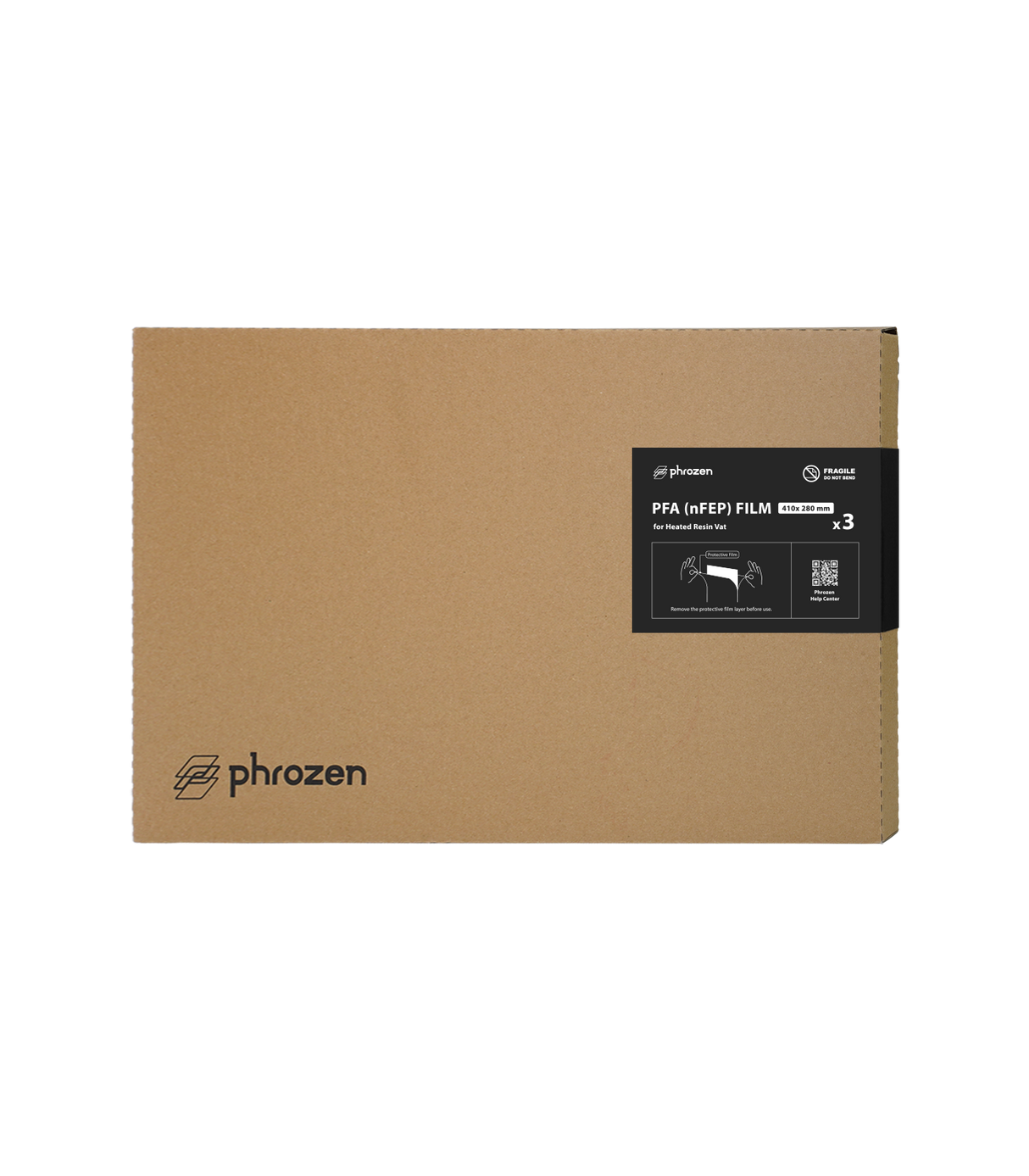 Phrozen PFA(nFEP)離型膜Mighty Revo 16K MAX 加熱樹脂槽適用(3 片裝)