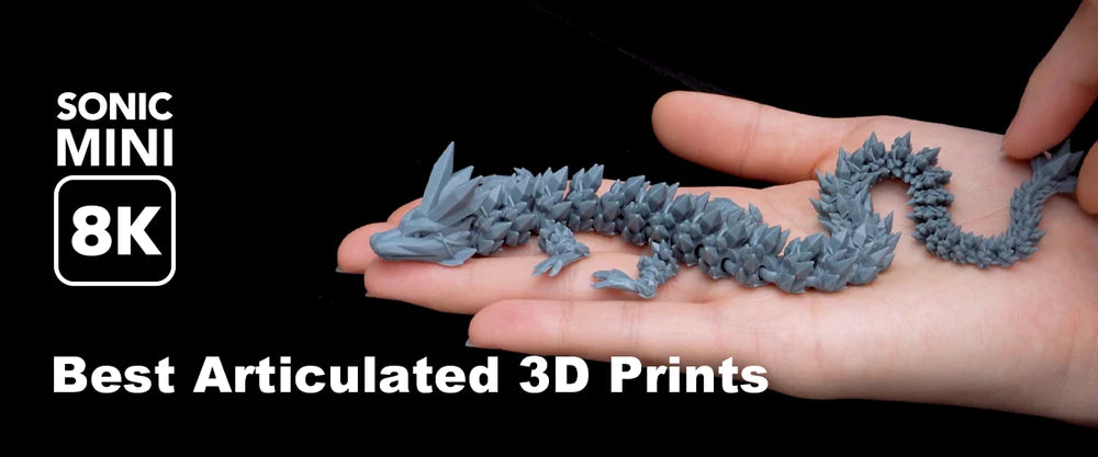 使用光固化樹脂3D列印製作可動模型