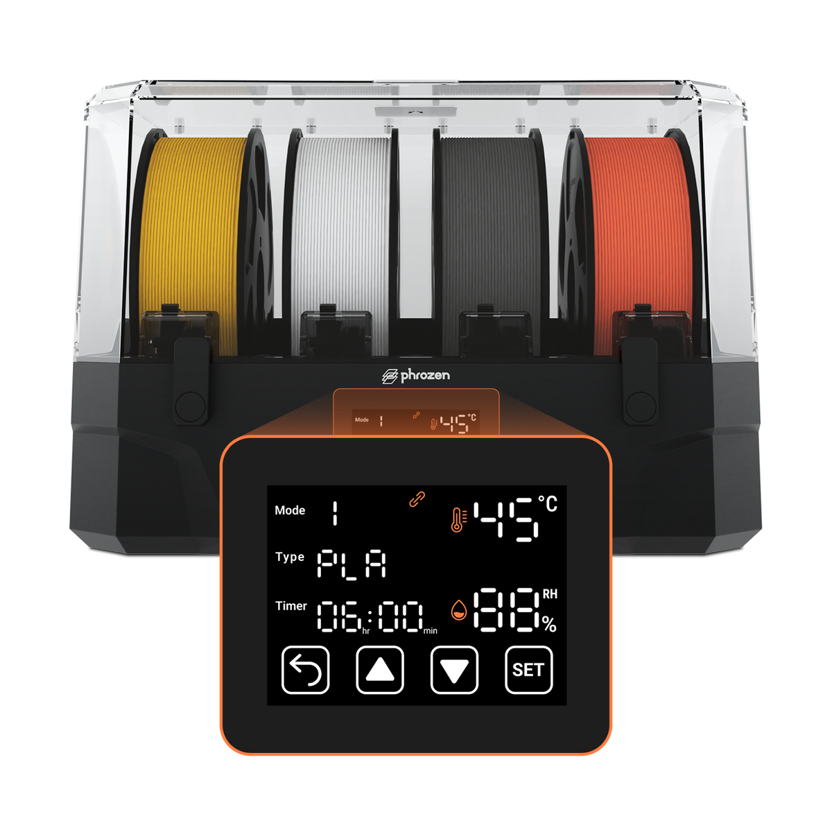 Phrozen ARCO Chroma Kit 六種材料烘乾模式